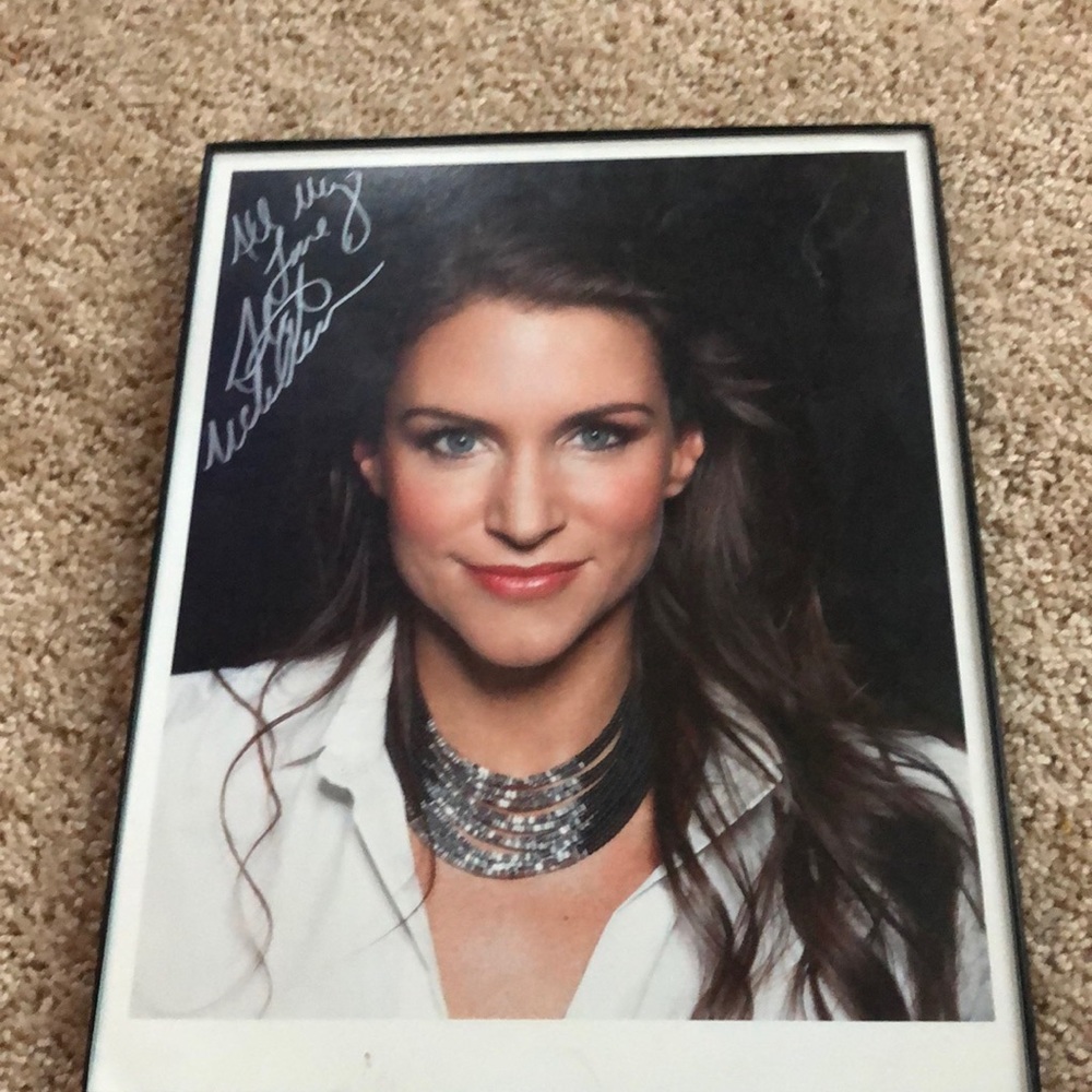 Stephanie Mcmahon signed photo